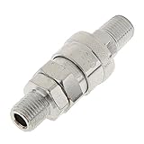 Lovoski SM20+PF20-1/4 BSP　空気圧　エアライン　ホース　クイック継手　コネクタ　カプラー　　耐久性　エアーカプラオスメス