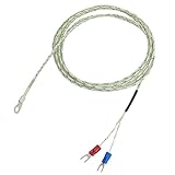 SODIAL(R) 9ミリメートル x 5ミリメートルプローブリングKタイプ熱電対温度センサー2メートル 6.6フィート