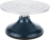 8MILELAKE ろくろ 陶器ターンテーブル ろくろ台 鋳鉄回転台 陶器作り 陶芸用品 彫刻ツール (18cm)