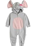 [Vaenait Baby]男の子ベビー服長袖フード付きロンパースジャンプスーツカバーオール長袖ボディスーツ Ribbon Eli S