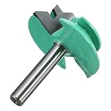新着1PC 45度ロックマイタールータービット1-1 / 2 "直径1/4"木工用シャンクウッドカッター掘削用パワーツールベスト