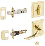 Schlage Lock Company F59ACC605ADDLH Interior Pack Accent Left Handed Interior Pack Lever Set with Si