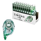 トンボ鉛筆 修正テープ 4.2mm MONO モノ YX (安定感のあるフラットボディ) 詰め替えタイプ 12m 10個 CT-YX4-10P