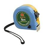 デュアルスケール5メートル16フィートリトラクタブル定規メジャーブルーイエロー