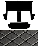 ［Ｄｅａｒ Ｃｏｌｏｇｎｅ］アルファード 30系 前期 後期 フロアマット ２/3列目 セット ヴェルファイア カーマット 自動車マット ハイブリッド ガソリン fm026 40系用 合皮・ブラック