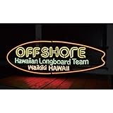 ネオンサイン オフショア ロングボード OFF SHORE LONGBOARD ネオン管 ネオンライト 店舗照明 ガレージ アメリカン雑貨