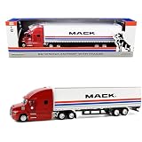 グリーンライト 1/64 マックアンセム 18ホイール トレーラー 2018 レッド Greenlight Mack Anthem [並行輸入品]