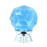 SODIAL(R)1ｘプルハンドル　ドア　食器棚の引き出し用　オーシャンブルー