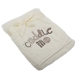 赤ちゃん・ベビー用 Cuddle Me カドル・ミー スーパーソフト フリースブランケット ショール ベビー毛布 ラップブランケット (75cm x 100cm) (クリーム)