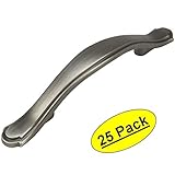 Cosmas 8816 asアンティークシルバーキャビネットハードウェアハンドルプル – 3 "穴中心 – 25パック