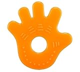Simba BPA free Soft Silicone Teethering Ring (Hand, Orange) by Simba [並行輸入品]