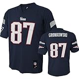 Rob Gronkowski新しいEngland Patriots # 87 NFLキッズ4 – 7ミッドティアチームカラージャージーネイビー