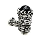 Carpe Diem Hardware 6504-9C-Ox Crowning Glory Queen Penelope Large Elongated Knob with Swarovski Cry