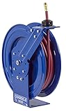Coxreels P-LPL-125-AL Spring Rewind Hose Reel for air/water: 1/4 I.D., 25' hose capacity, less hose,
