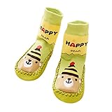 ベビーPrewalkerコットンロングスタイル赤ちゃんソックスグリーン色