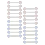 Lovoski 20個　ベビー　子供　安全ロック　ドアロック　引き出し　キャビネット　接着剤　ラッチ　いたずら防止