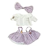 AXLUCE ぬいぐるみ用 服 着せ替え コスチューム ぬいぐるみ本体なし ぬい服 (パープル)