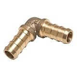 ワット真鍮& Tubular LF p-320 3 /8インチ真鍮鉛フリーBarb Pexエルボ 3/8-Inch x 3/8-Inch UC246LFA 1