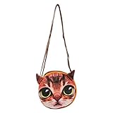 ポシェット　ショルダーバッグ　ネコ　アニマル　ファスナー　323