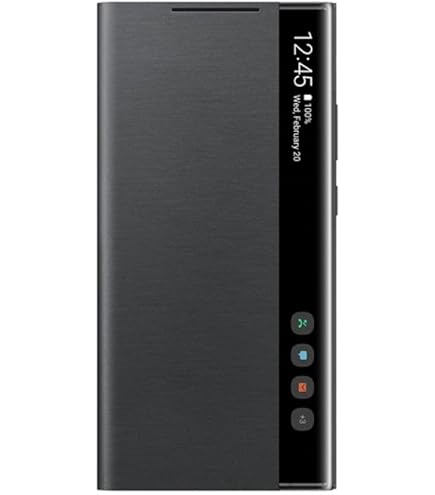 Samsung Galaxy Note ブラック 本体 カバー付き Amazon.co.jp: Galaxy Note20 Ultra 5G Clear View Cover/ブラック