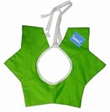 防水 よだれかけ コットンビブ 食事　360° 回転 エプロン お洒落 Star グリーン