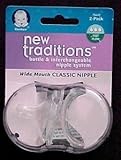 Gerber new traditions CLASSIC NIPPLE - Wide Mouth by Gerber [並行輸入品]