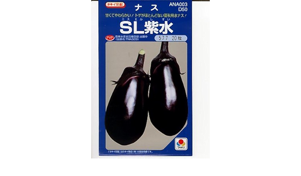 代引不可 水ナス種子 タキイ種苗 Sl紫水 1000粒 数量は多 Www Nhpspanvel Com