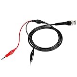 KKmoon　2Pcs BNCケーブル　ケーブルテスト　デュアルワニ口クリップ　同軸ケーブル　デュアルワニ口クリップテスト　50Ω P1011