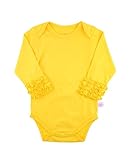 RuffleButts SHIRT ベビー・ガールズ カラー: イエロー