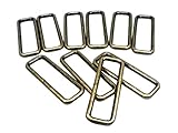 ファミリーツール(FAMILY TOOL) 角カン(小カン) (内寸30×7mm 線径2mm) アンティークゴールド 30個入 56768