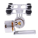 HJ 2-Axis Aluminum Brushless Gimbal PTZ with BGC 3.1 Brushless Gimbal Controller / Sensor for GOPRO 