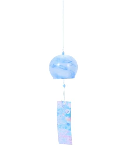 【新品】　江戸風鈴　篠原風鈴本舗　花柄　風鈴　ふうりん Amazon.co.jp: 篠原風鈴 江戸風鈴 花ブルー【日本産 手作り】 : DIY