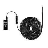 KKmoon 8.0mm 5m HD 720P Wifi内視鏡　ワイヤレス内視鏡　ボアスコープ防水検査スネークカメラ　6本LED調節可能ライト付き　iOS iPhone Android スマートフォン