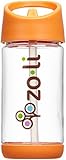 ZoLi SQUEAK Straw Water Bottle - Orange - 12 oz [並行輸入品]