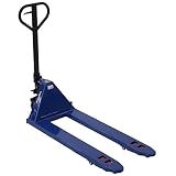 ハンドリフト 2.5t 幅 550mm ダブルローラー フォーク長さ 1140mm 2500kg ハンドパレット パレットトラック handyp1dw550b25 (青)