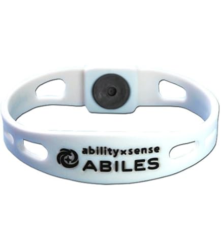 Amazon | ABILES(アビリス) PLUS ブレスレット/アンクレット ホワイト