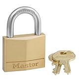 マスターロックソリッド真鍮キー設定異なるPadlock with 1 – 9 / 16ワイドボディ 8-Pack 140D 1