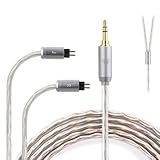 okcsc JBX リケーブル 2Pin 0.78mm ケーブル イヤホンケーブル カスタムIEM2ピン 4芯 OFC KZ用 BA10/AS10/ZS10/ZSR/などに適合する 3.5mm