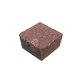 ピンコロ 半丁掛け(赤) 天端バナー側面割肌他切削仕上げ(20個／ネット入り) マツモト産業