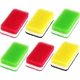 ダスキン 台所用スポンジ 3色 6個セット 個装 使い方ガイド付 食器用スポンジ