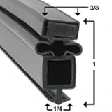 TRUE 810862 Black Narrow Gasket by Prtst [並行輸入品]
