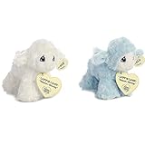 2つPrecious Moments luffie Lamb Heaven 's Blessings Baby Rattle – ホワイト&ブルー