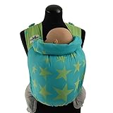 Hoppediz Hop-Tye Classic Baby Carrier Sling (Jacquard Los Angeles Turquoise) by Hoppediz