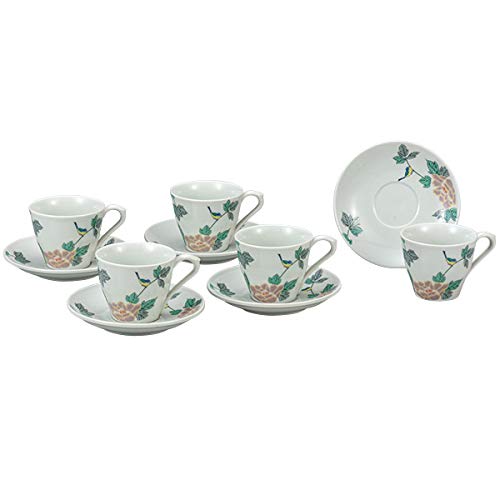 九谷焼 コーヒーセット 小鳥