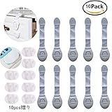 ベビーガード ドアロック ストッパー 子供安全ロック 耐震ラッチ 赤ちゃんいたずら防止 開閉禁止 10個セット