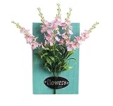 芸術的な人工植物の装飾品の壁の装飾、蝶の花