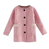 (プタス)Putars ベビー服 子供服 コート ムートンコート 女の子 長袖 ピンク 厚手 可愛い 秋 冬 スポーツ 運動会 旅行 記念日 プレゼント 18ヶ月-5歳