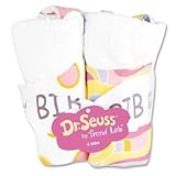 Dr. Seuss Oh The Places You''ll Go Bouquet 4 Pack Bib Set by Trend Lab [並行輸入品]