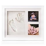 SYHERE 手形 赤ちゃん 足形 ベビーフレーム 出産祝い 安全粘土 置き掛け兼用 サイズ