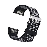 Fitbit Charge 2 バンド 交換用 運動向け 調整可能 純正 グレー AGPTEK